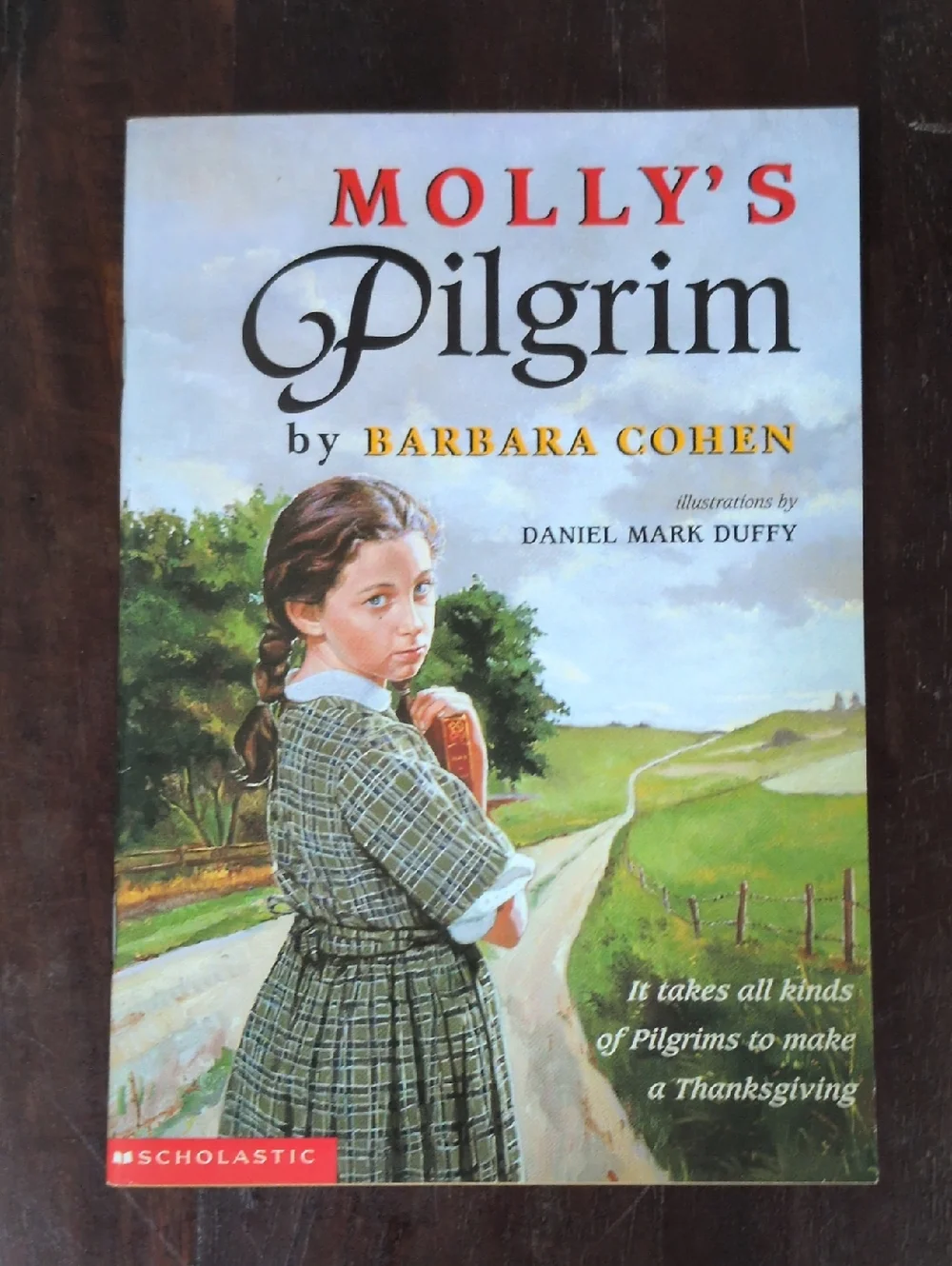 Scholastic Vintage Pilgrim Themed Paperback Book Set of 7 Used Children's Books